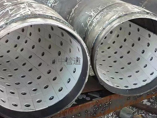 Ceramic-Patch Wear-Resistant Pipe