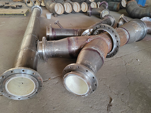 Ceramic-Patch Wear-Resistant Pipe